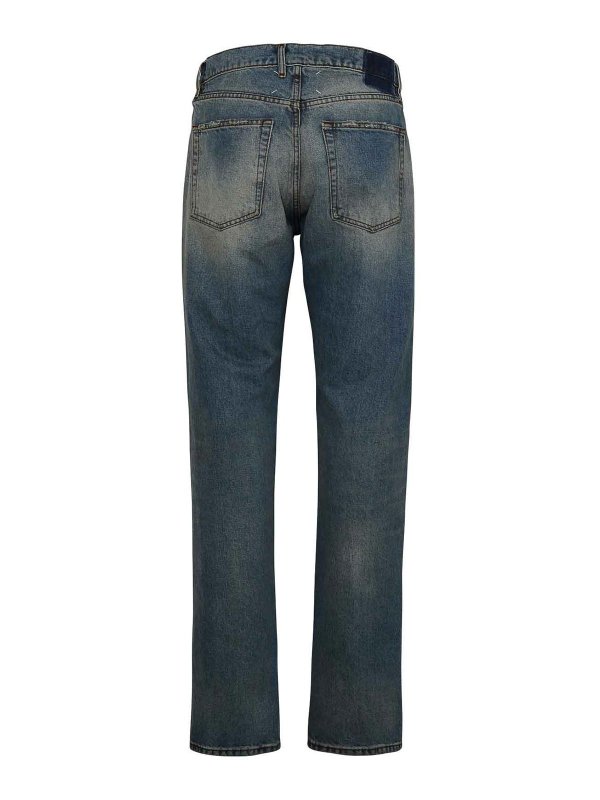Maison Margiela: Bootcut online - Bootcut Jeans - Hellblau