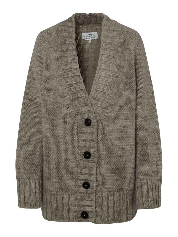 Maison Margiela: カーディガン - カーディガン - ベージュ
