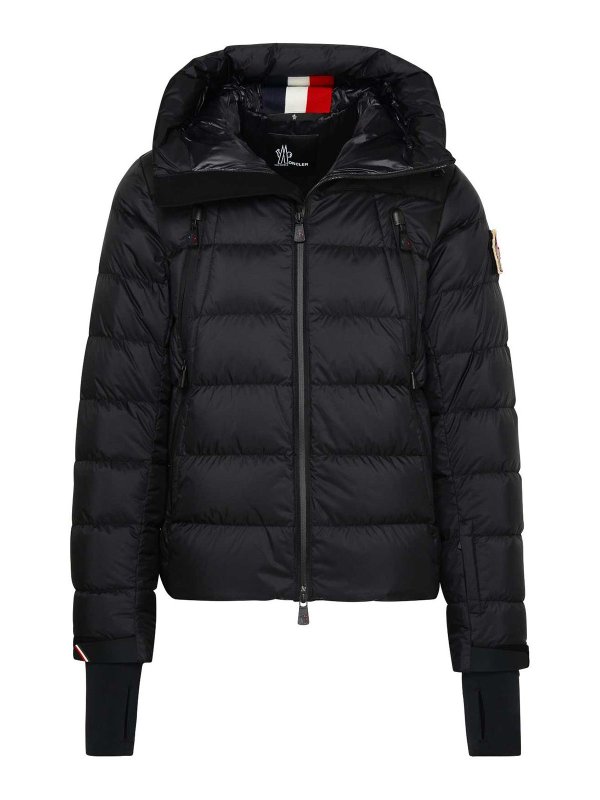 MONCLER: ダウン・ハイテクジャケット - ダウンジャケット - 黒