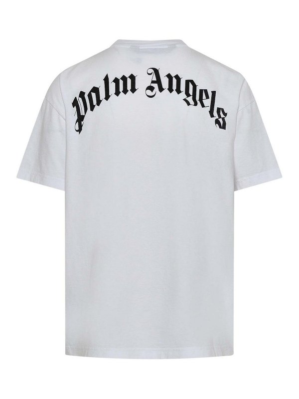 Palm Angels: Camisetas online - Camiseta - Blanco