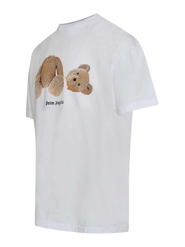 The Best Shops Palm Angels: Camisetas - Camiseta - Blanco