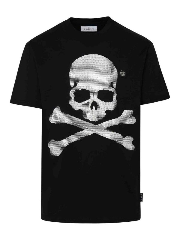 PHILIPP PLEIN: Tシャツ - Tシャツ - 黒