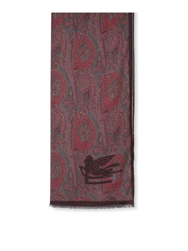 ETRO: Schals - Schal - Dunkelrot