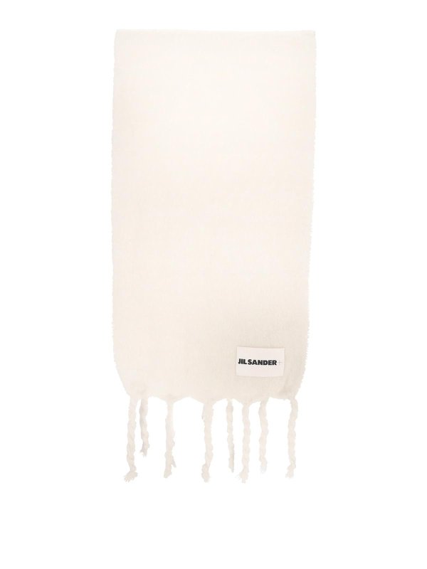 JIL SANDER: Bufandas y pañuelos - Bufanda - Blanco