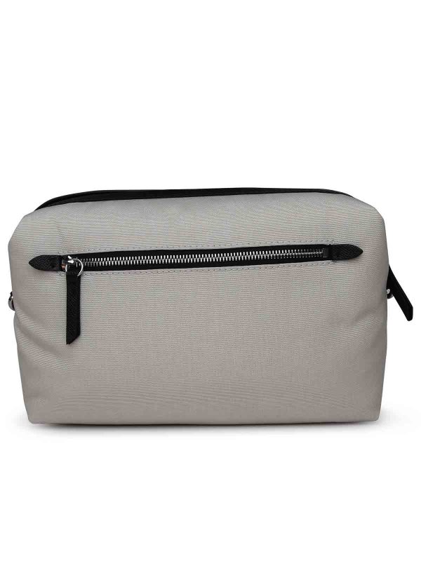 The Best Shops Maison Margiela: cross body bags - Glam slam gray nylon crossbody bag