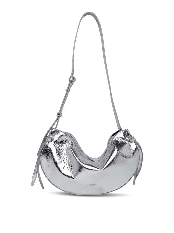 YUZEFI: ショルダーバッグ - ショルダーバッグ - 銀