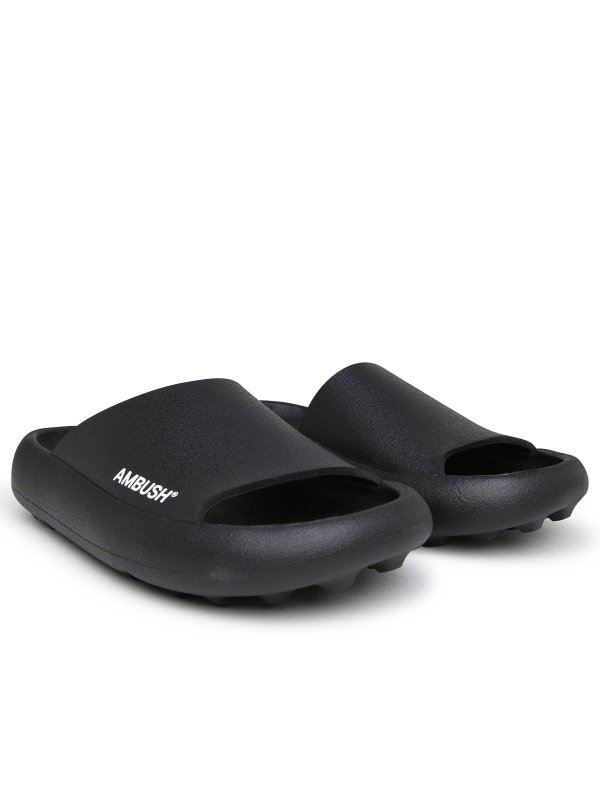 AMBUSH: flip flops online - Logo slippers
