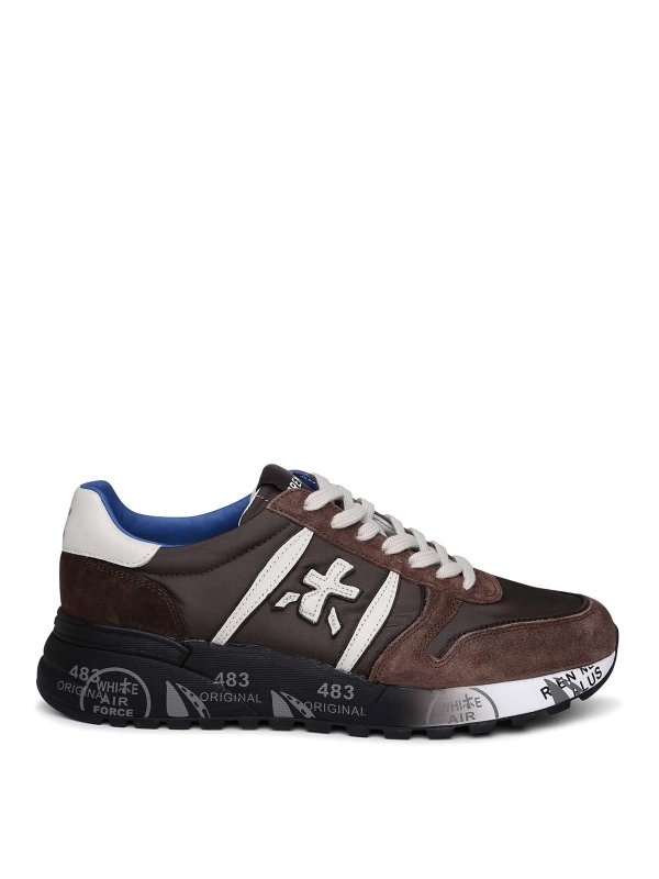 PREMIATA: Chaussures de sport - Baskets - Marron