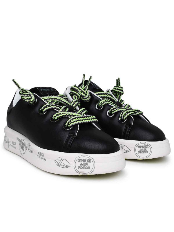 PREMIATA: trainers online - Green string sneaker