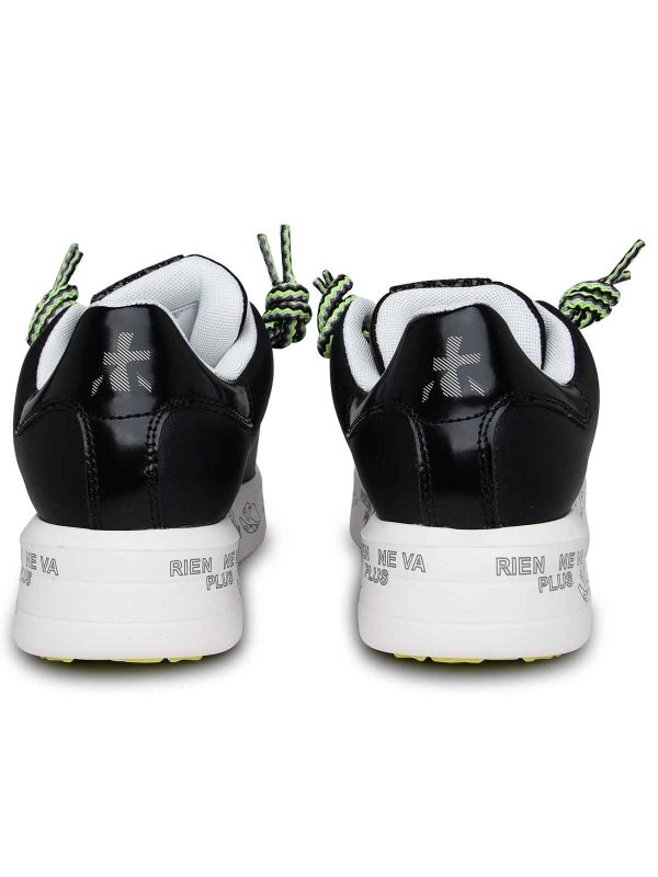 Green string sneaker shop online: PREMIATA