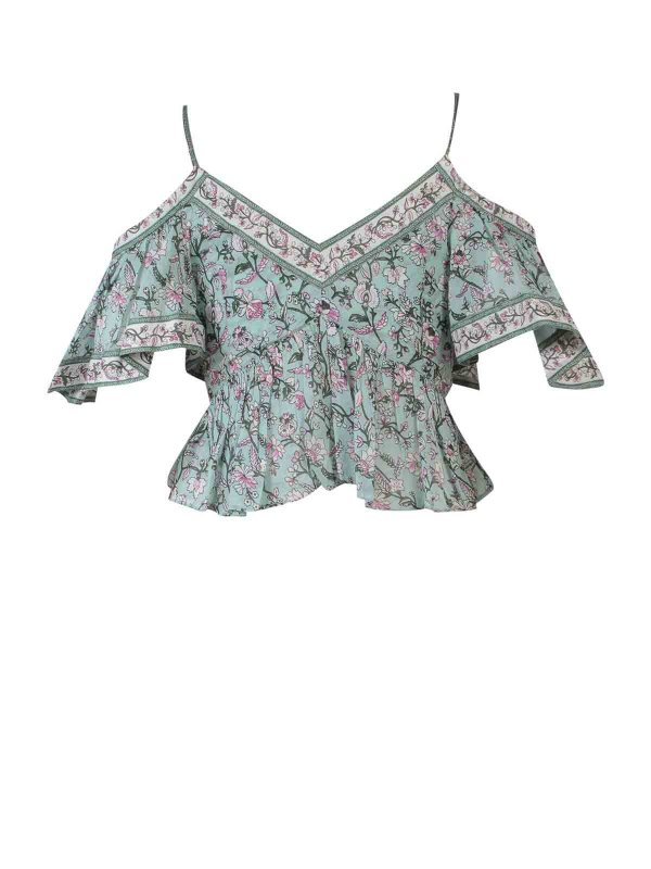 Crop fit top shop online: ISABEL MARANT