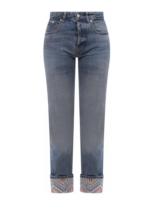 MISSONI: ブーツカットジーンズ - ブーツカットジーンズ - ブルー