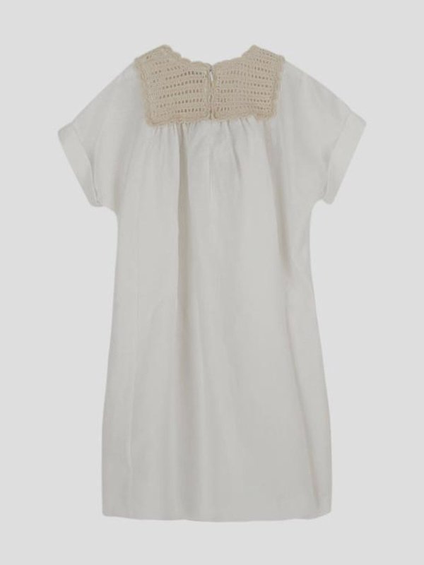 Il Gufo: ニーレングスドレス online - 膝丈ドレス - 白