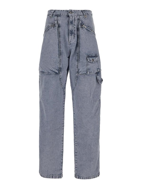ISABEL MARANT: straight leg jeans - Jeans