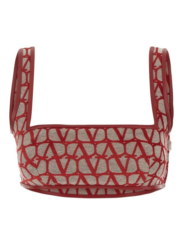 VALENTINO RED: トップス＆タンクトップ - トップ/タンクトップ - ベージュ