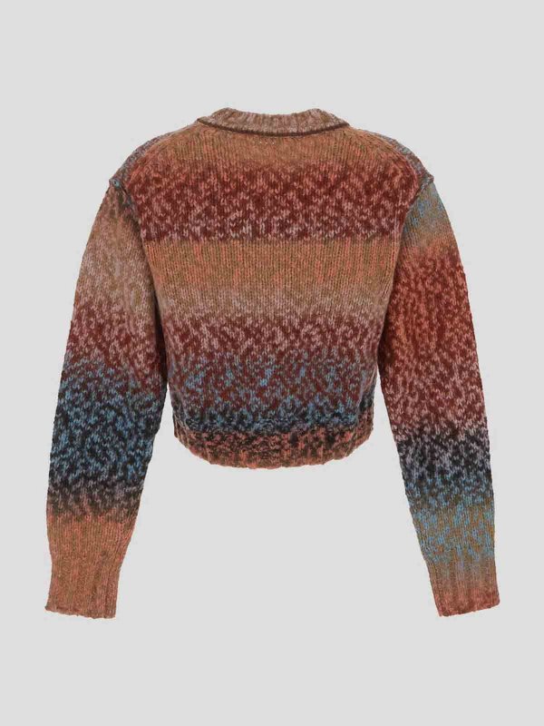 Acne Studios: Pull col rond online - Pull Col Rond - Multicolore