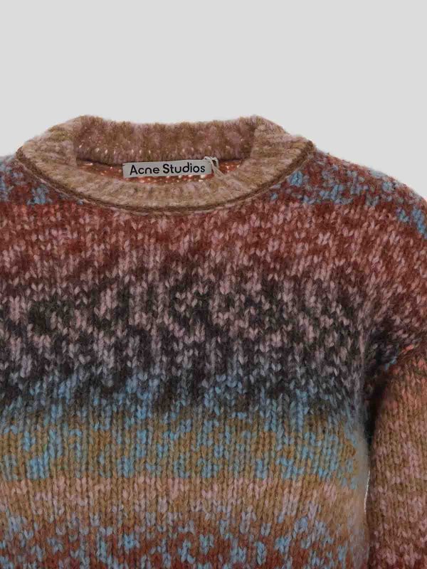 The Best Shops Acne Studios: Pull col rond - Pull Col Rond - Multicolore