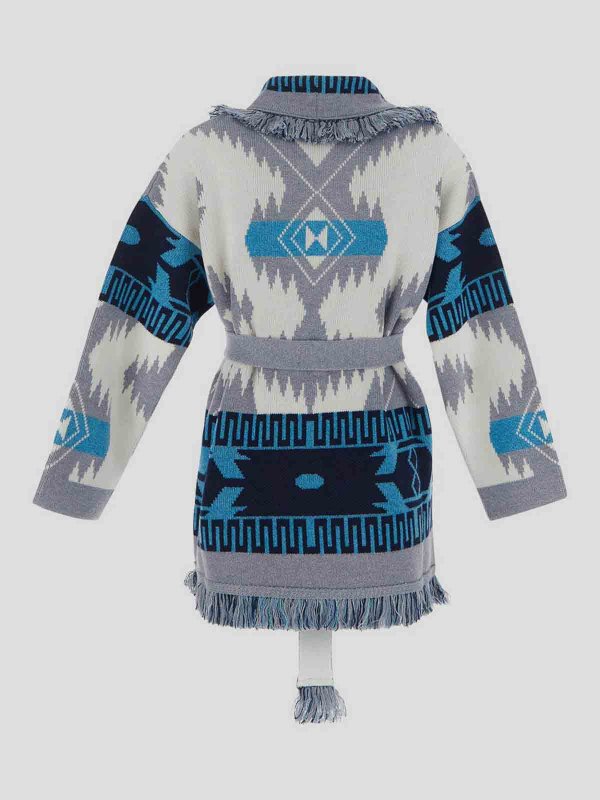 ALANUI: cardigans online - cardigan in white