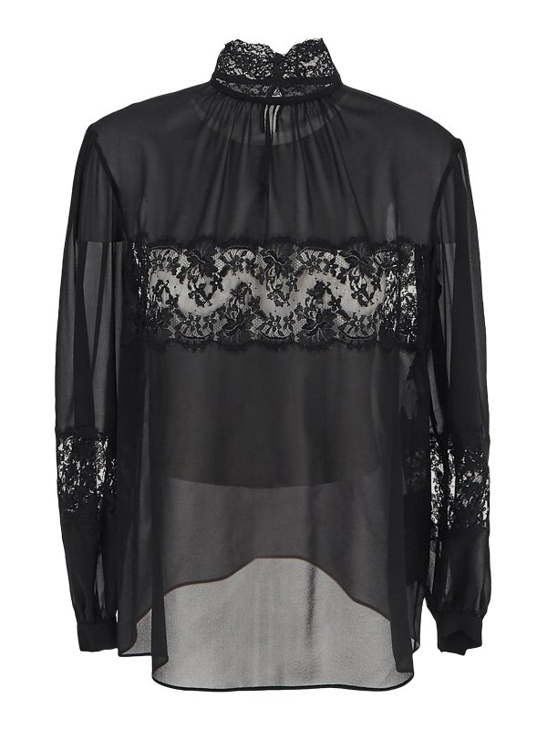 DOLCE & GABBANA: Blouses - Blouse - Noir