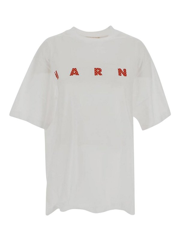 Marni: crew necks - crew neck t-shirt