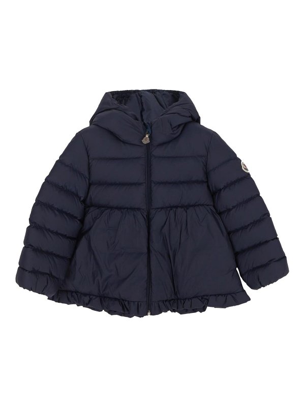 MONCLER JR: padded jackets - kids blue jacket