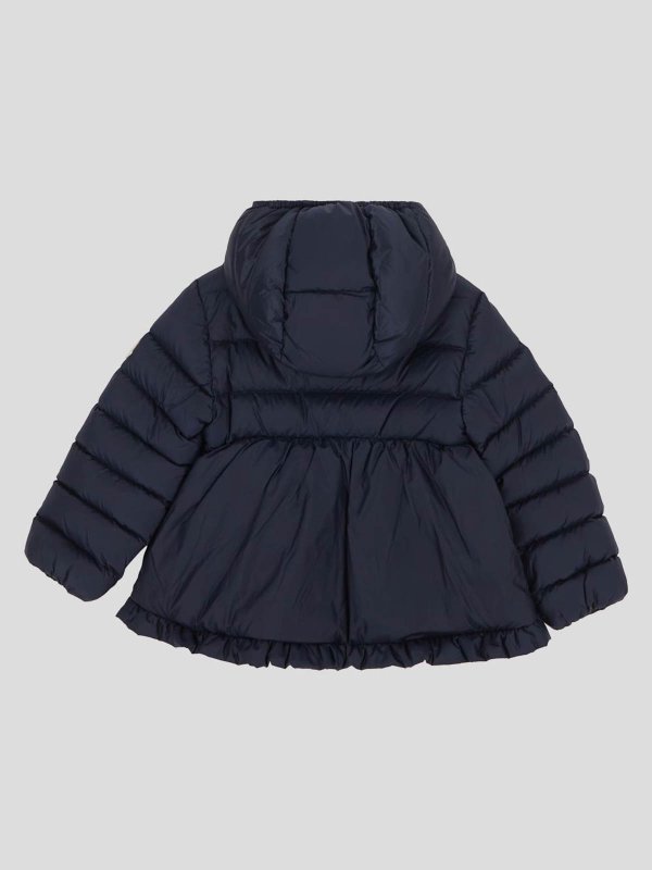 MONCLER JR: padded jackets online - kids blue jacket