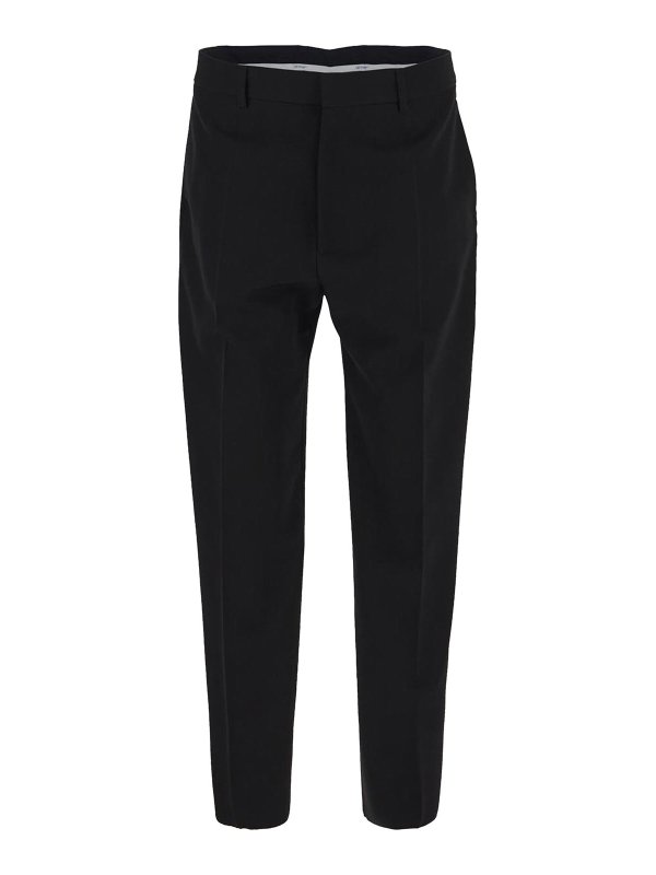OFF-WHITE: Pantalons casual - Pantalons Décontractés - Noir