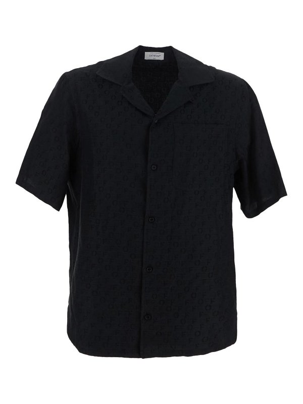 OFF-WHITE: Hemden - Hemd - Schwarz