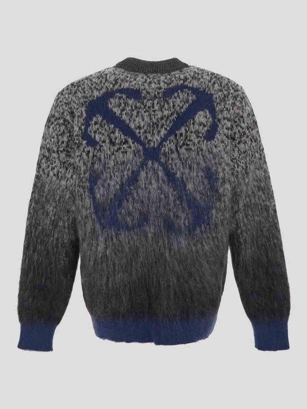 OFF-WHITE: クルーネック online - クルーネック - グレー