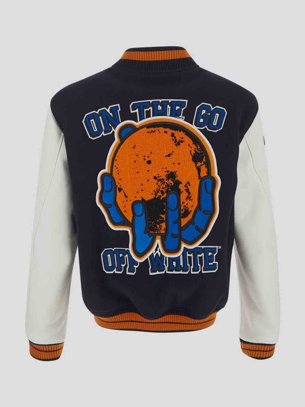 OFF-WHITE: casual jackets online - varsity jacket