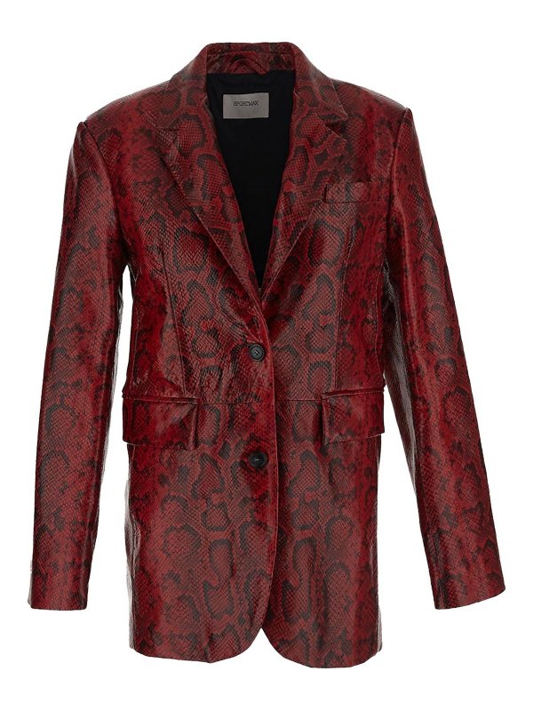 SPORTMAX: blazers - Red blazer