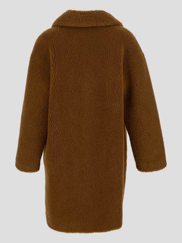 STAND STUDIO: short coats online - Stand studio coat brown