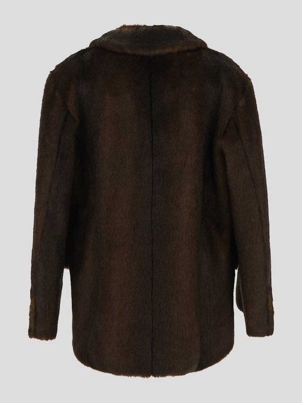 STAND STUDIO: 毛皮＆シアリングコート online - ブレザー - 白