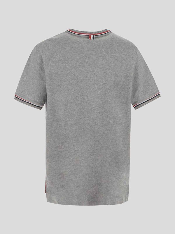 THOM BROWNE: Camisetas online - Camiseta - Gris