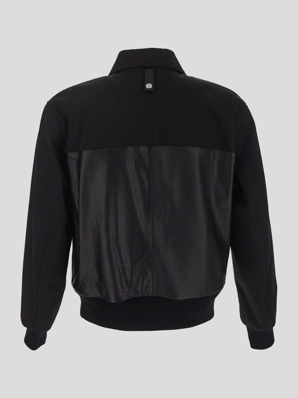 ALEXANDER MCQUEEN: leather jacket online - Leather bomber jacket