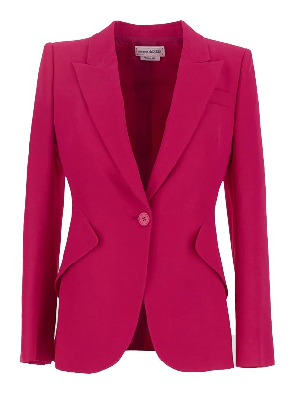 ALEXANDER MCQUEEN: ブレザー - ブレザー - フクシア