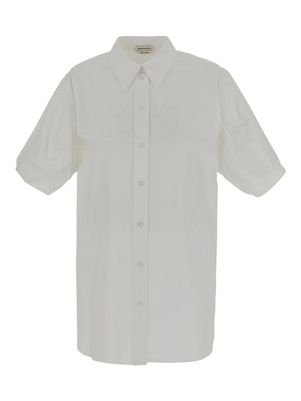 ALEXANDER MCQUEEN: Camisas - Camisa - Blanco