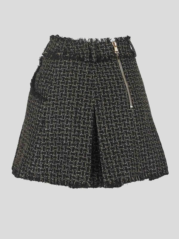 Balmain: ニーレングススカート＆ミディ丈 online - 膝丈/ミディスカート - 黒