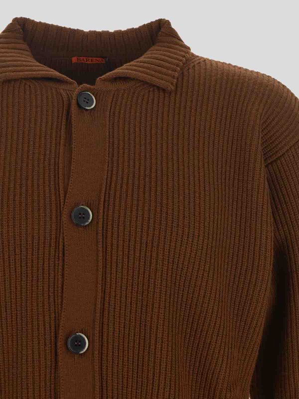 The Best Shops BARENA VENEZIA: crew necks - White wool pullover