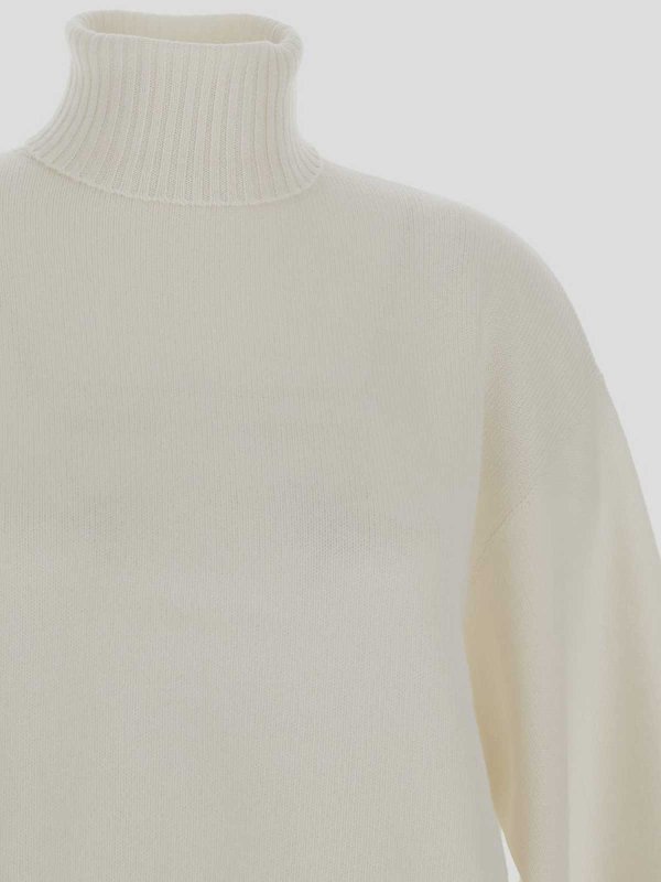 The Best Shops BRUNELLO CUCINELLI: crew necks - Hight necked wool pullover