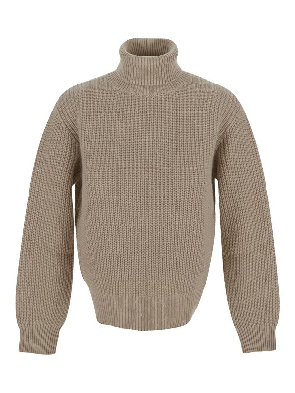 BRUNELLO CUCINELLI: Turtlenecks & Polo necks - knit sweater