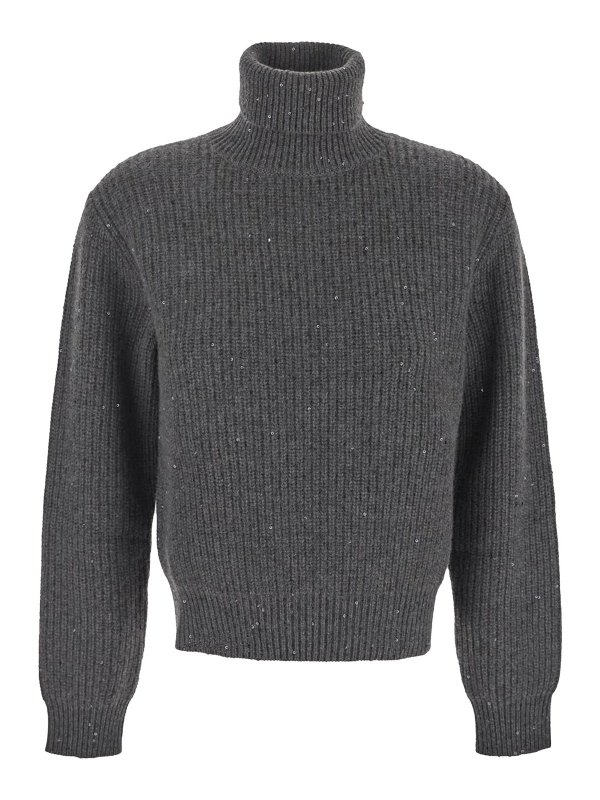 BRUNELLO CUCINELLI: Turtlenecks & Polo necks - knit sweater