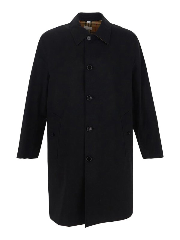 BURBERRY: Manteaux courts - Manteau Court - Noir