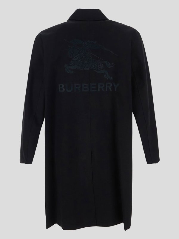 BURBERRY: Manteaux courts online - Manteau Court - Noir