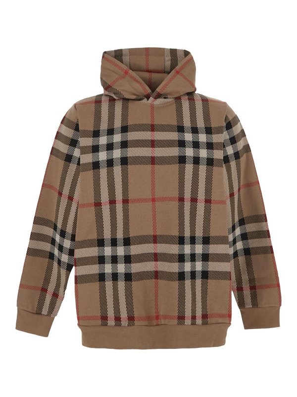 BURBERRY: Sudaderas y suéteres - Sudadera - Beis