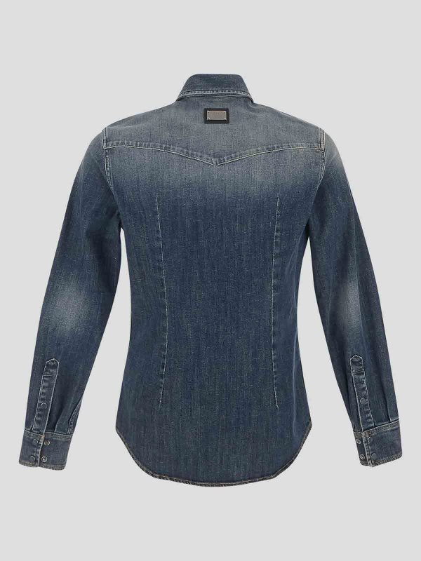 DOLCE & GABBANA: Hemden online - Jeanshemd