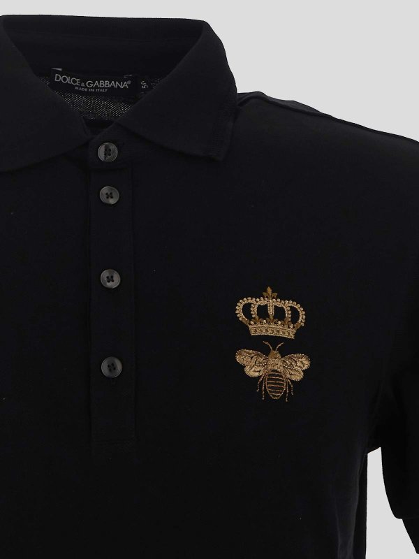 The Best Shops DOLCE & GABBANA: ポロシャツ - ポロシャツ - 黒