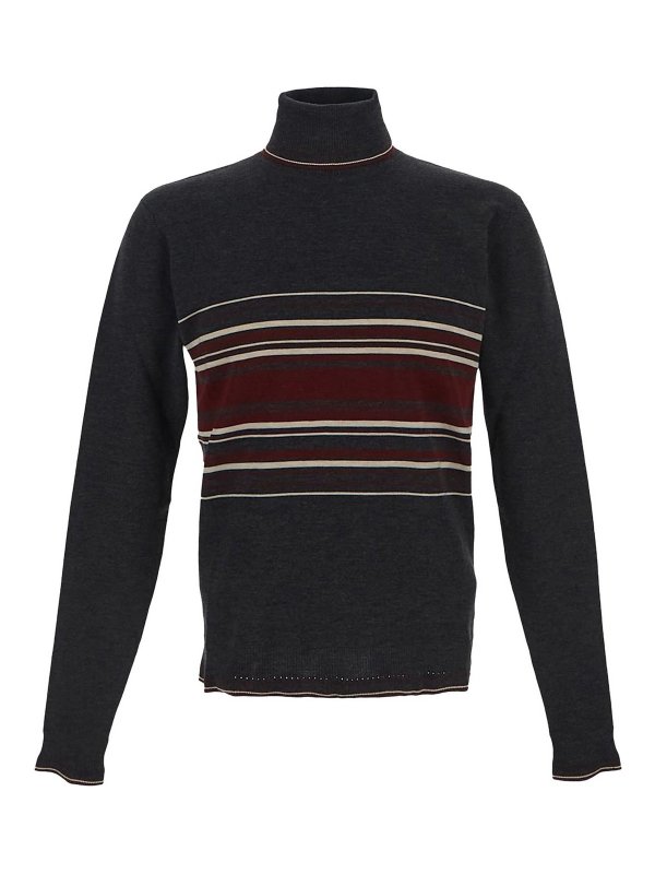 DOLCE & GABBANA: Turtlenecks & Polo necks - Hight necked wool pullover