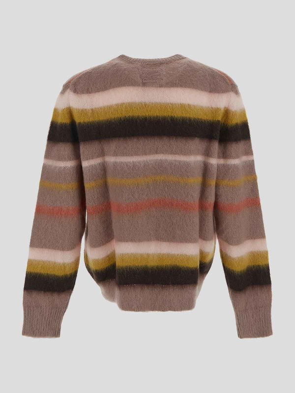 ETRO: crew necks online - Wool pink pullover