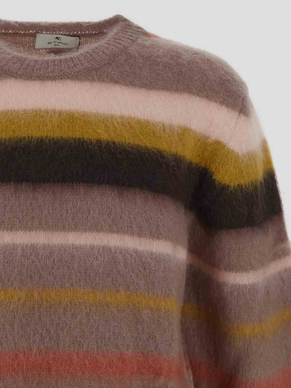 The Best Shops ETRO: crew necks - Wool pink pullover
